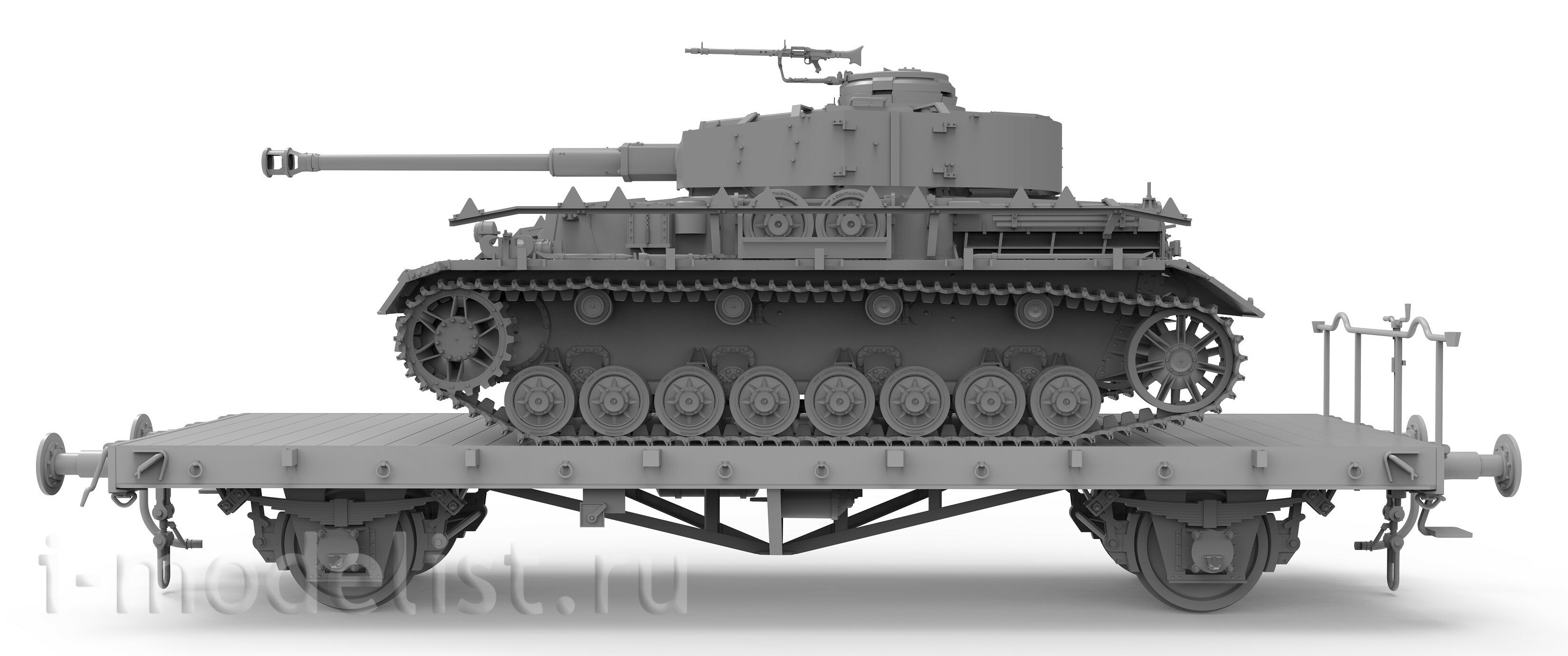 BT-025 Border Model 1/35 Pz.Kpfw.IV Ausf. J Early/Mid & Railway Flatbed Ommr