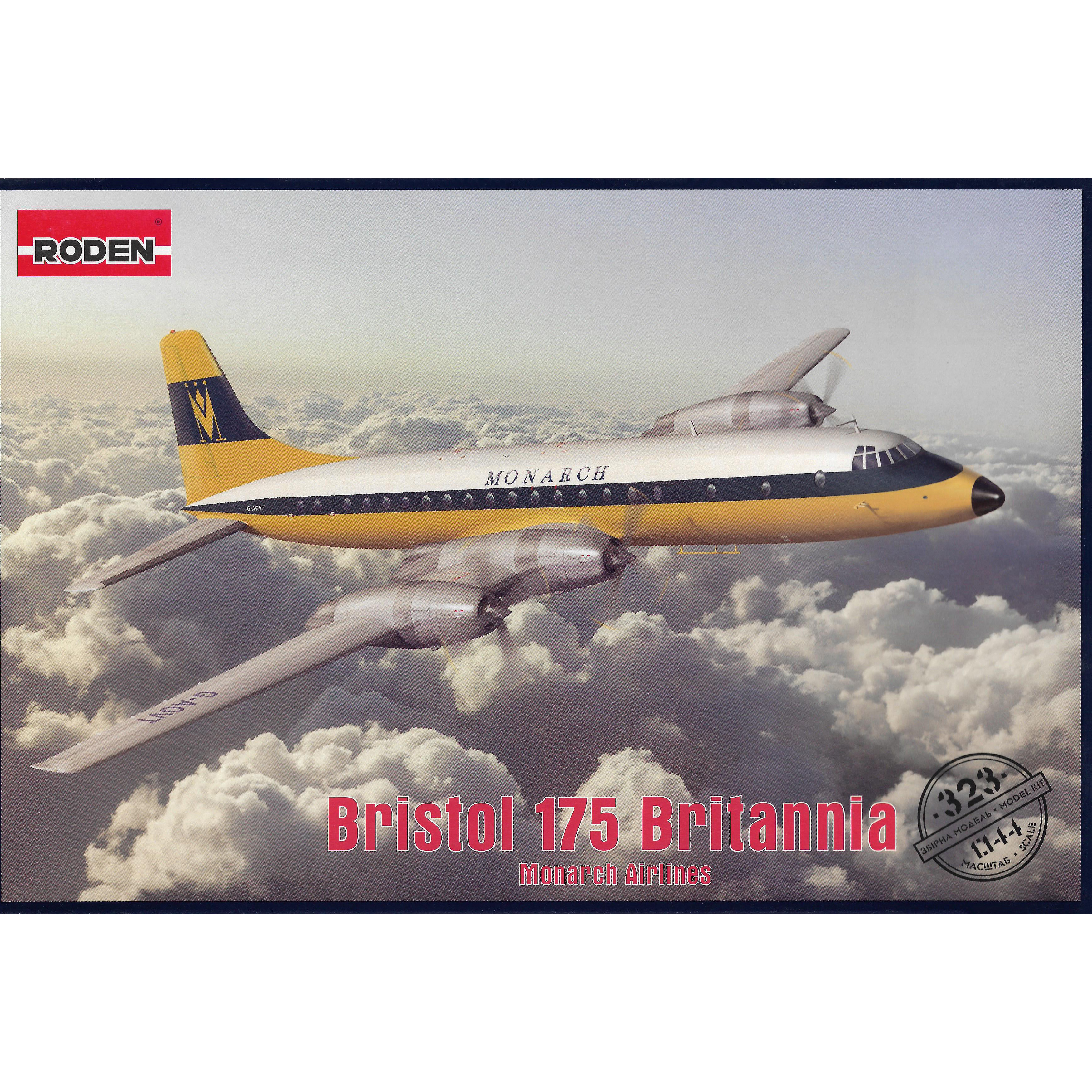 323 Roden 1/144 Bristol 175 Britannia (Monarch Airlines)