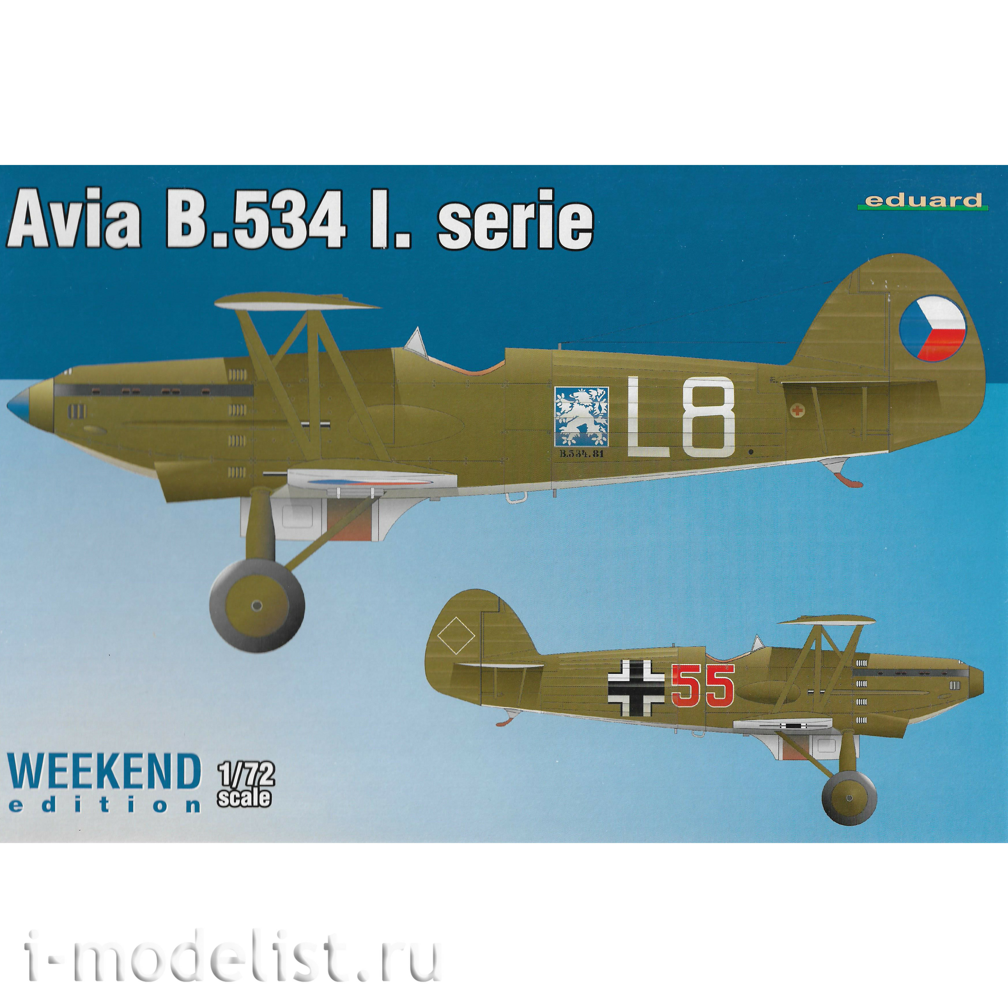 7446 Eduard 1/72 Avia B-534 I. serie