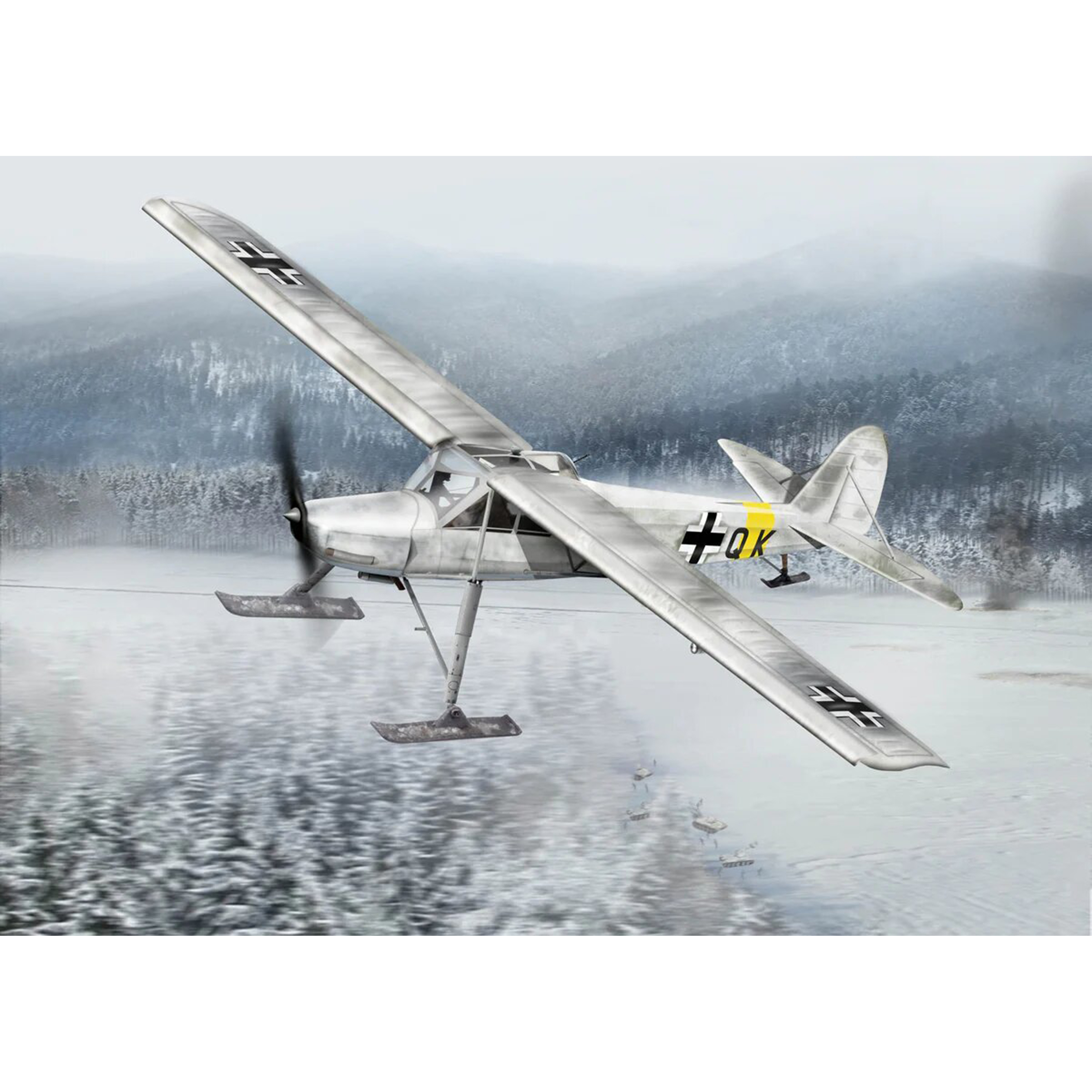80183 HobbyBoss 1/35 Самолёт-разведчик Fieseler Fi-156 C-3/TROP Storch