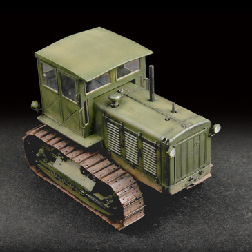 07111 Трубач 1/72 Russian ChTZ S-65 Tractor with Cab 