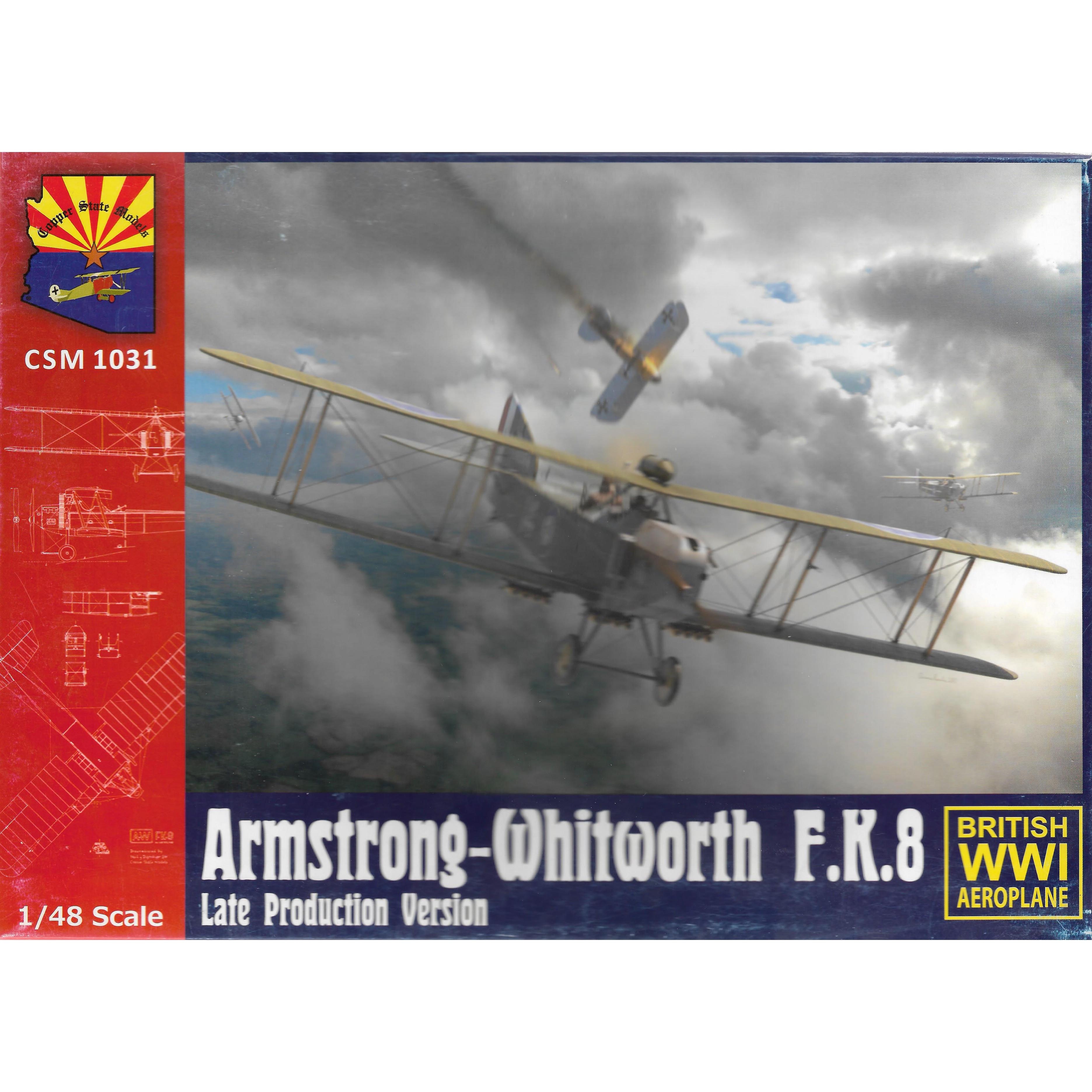 CSM1031 Copper State Models 1/48 Armstrong-Whitworth F.K.8 (поздний)