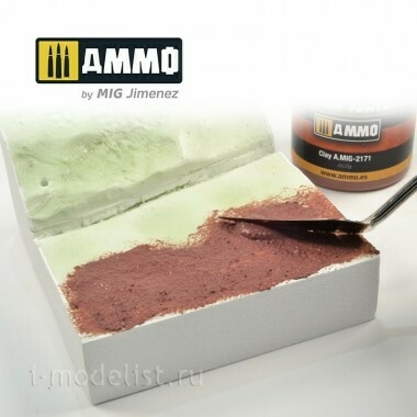 AMIG2171 Ammo Mig Акриловая текстура TERRAFORM Глина / Clay