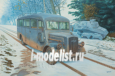 807 Roden 1/35 Opel 3.6-47 Omnibus model W39 Ludewig-built, early
