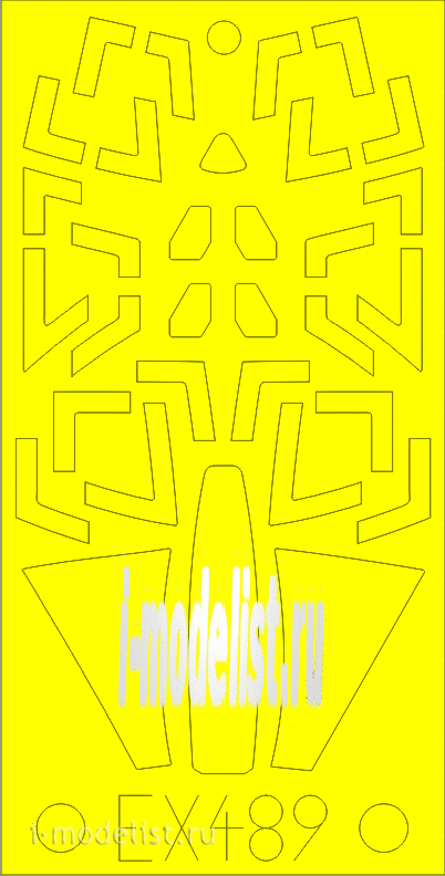 EX489 Eduard 1/48 Окрасочная маска для MiGG-31BM  