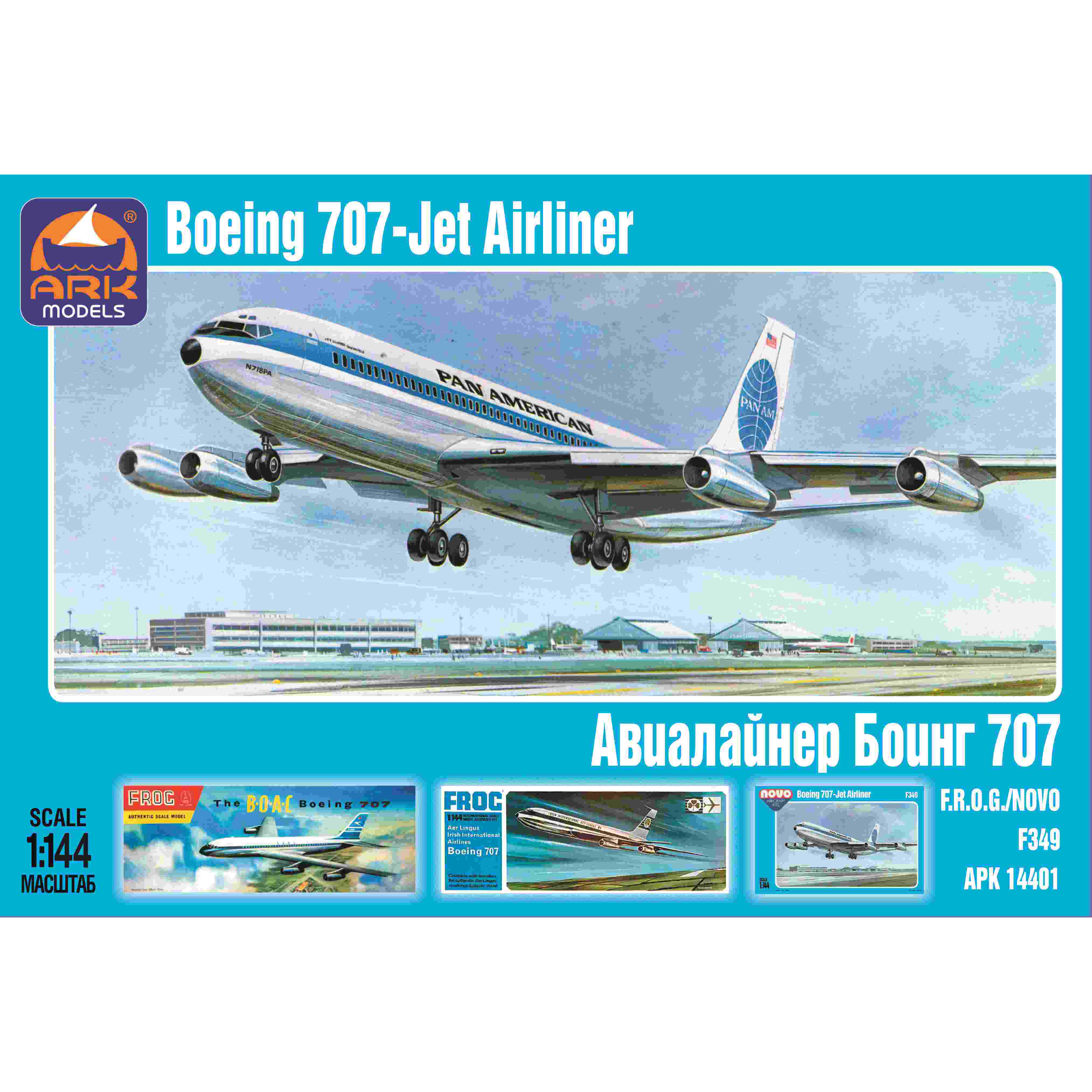 14401 Ark-models 1/144 Авиалайнер Боинг 707
