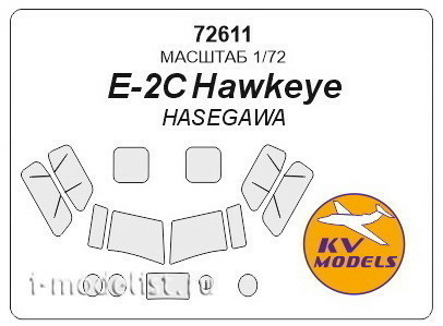 72611 KV Models 1/72 Набор окрасочных масок E-2C Hawkeye