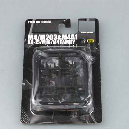 00506 Трубач 1/35 Американский пулемет AR-15/M16/M4 FAMILY-M4/M203 and M4A1