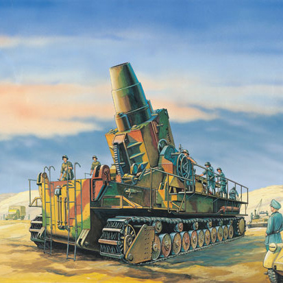 00101 Трубач 1/144 Мортира Karl-Great 040/041
