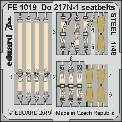 FE1019 Eduard 1/48 Фототравление для Do 217N-1