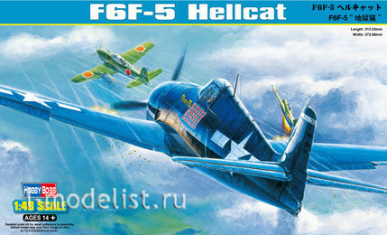 80339 HobbyBoss 1/48 Самолет F6F-5 Hellcat