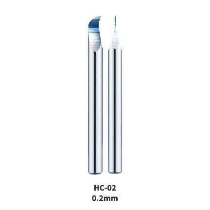 HC-02 DSPIAE Нажимной закруглённый нож из вольфрамовой стали, 0.2 мм