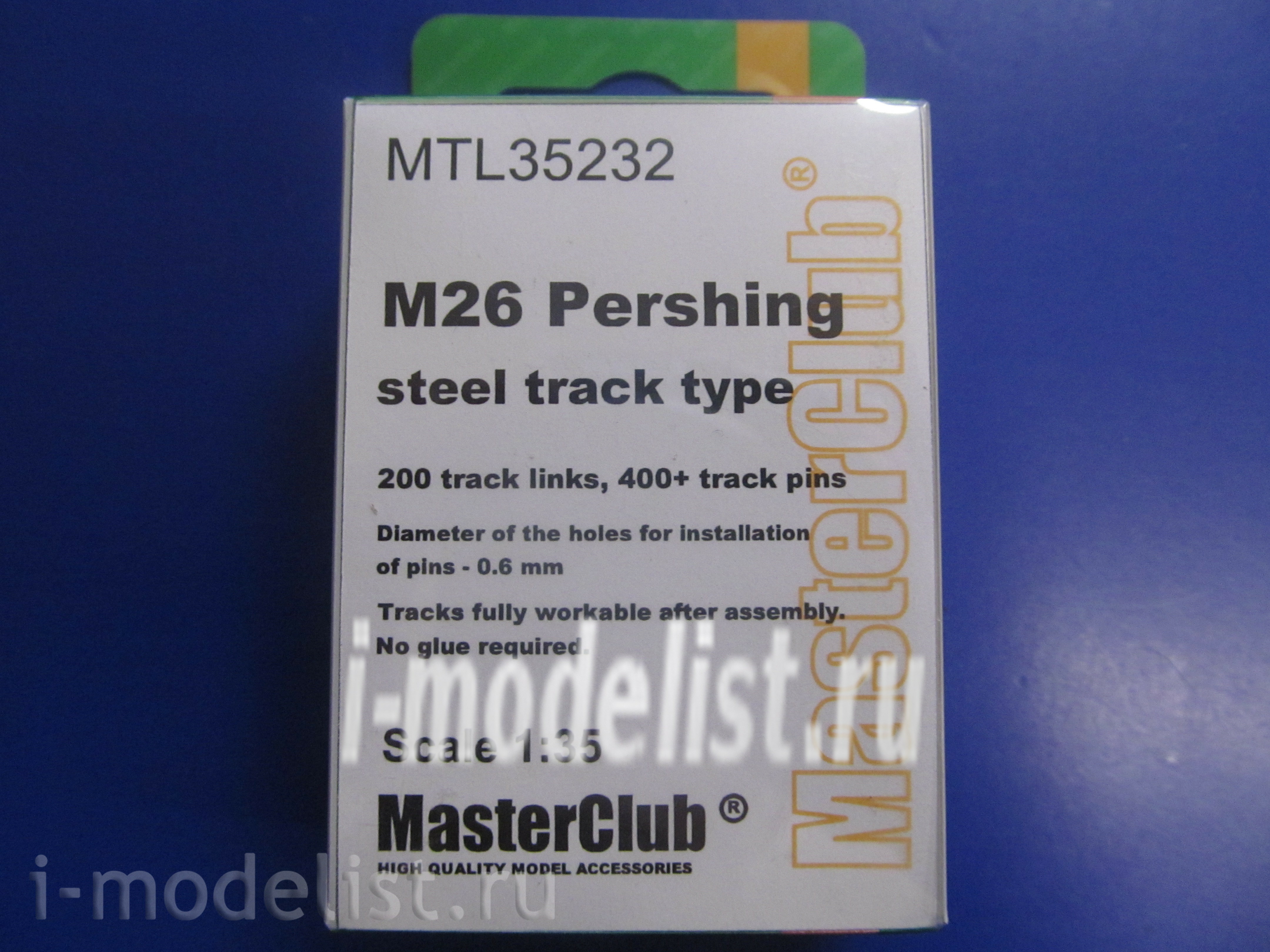 MTL-35232 Masterclub 1/35 Траки железные для M26 Pershing steel track type