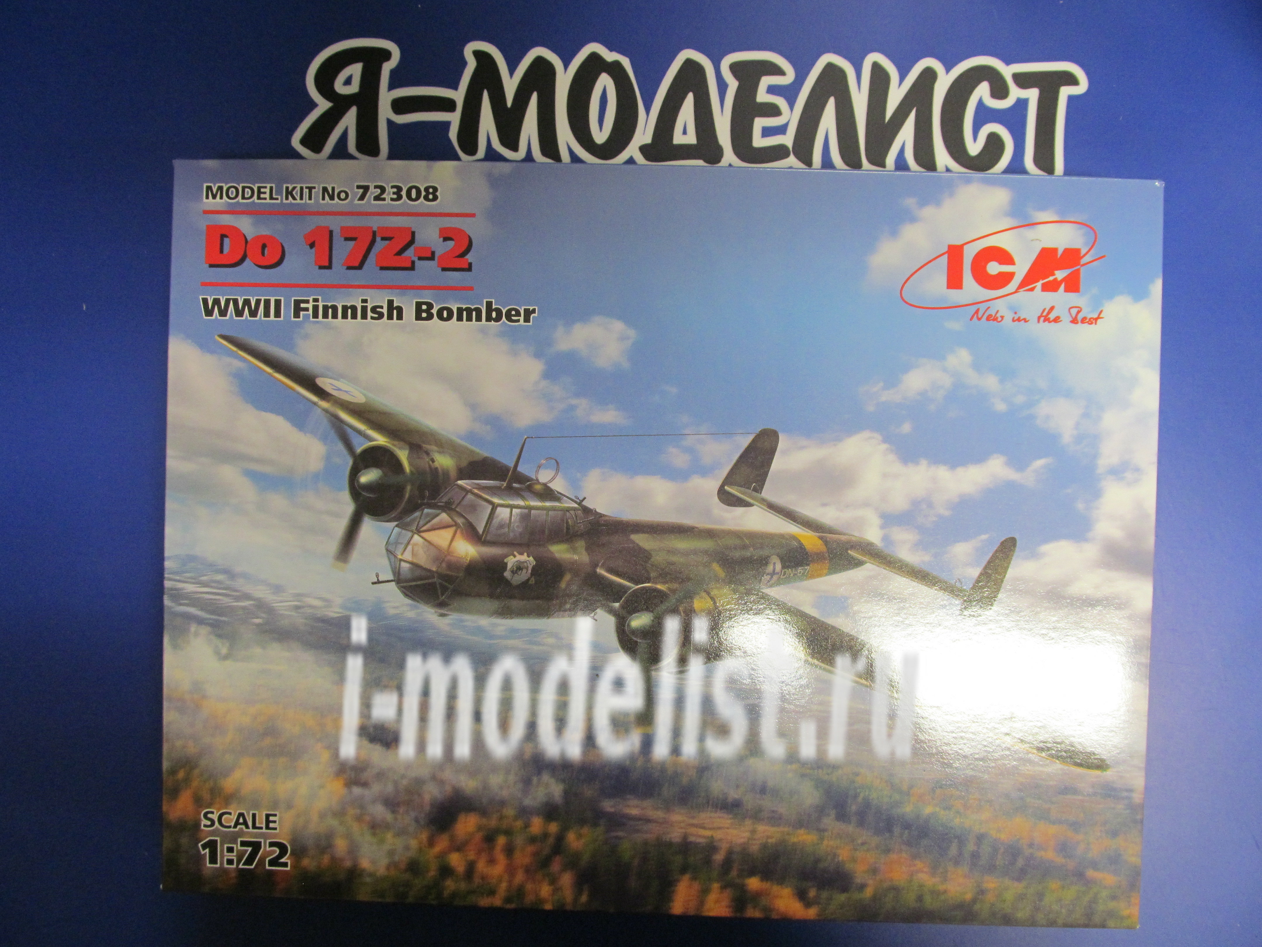 72308 ICM 1/72 Do 17Z-2, WWII Finnish Bomber