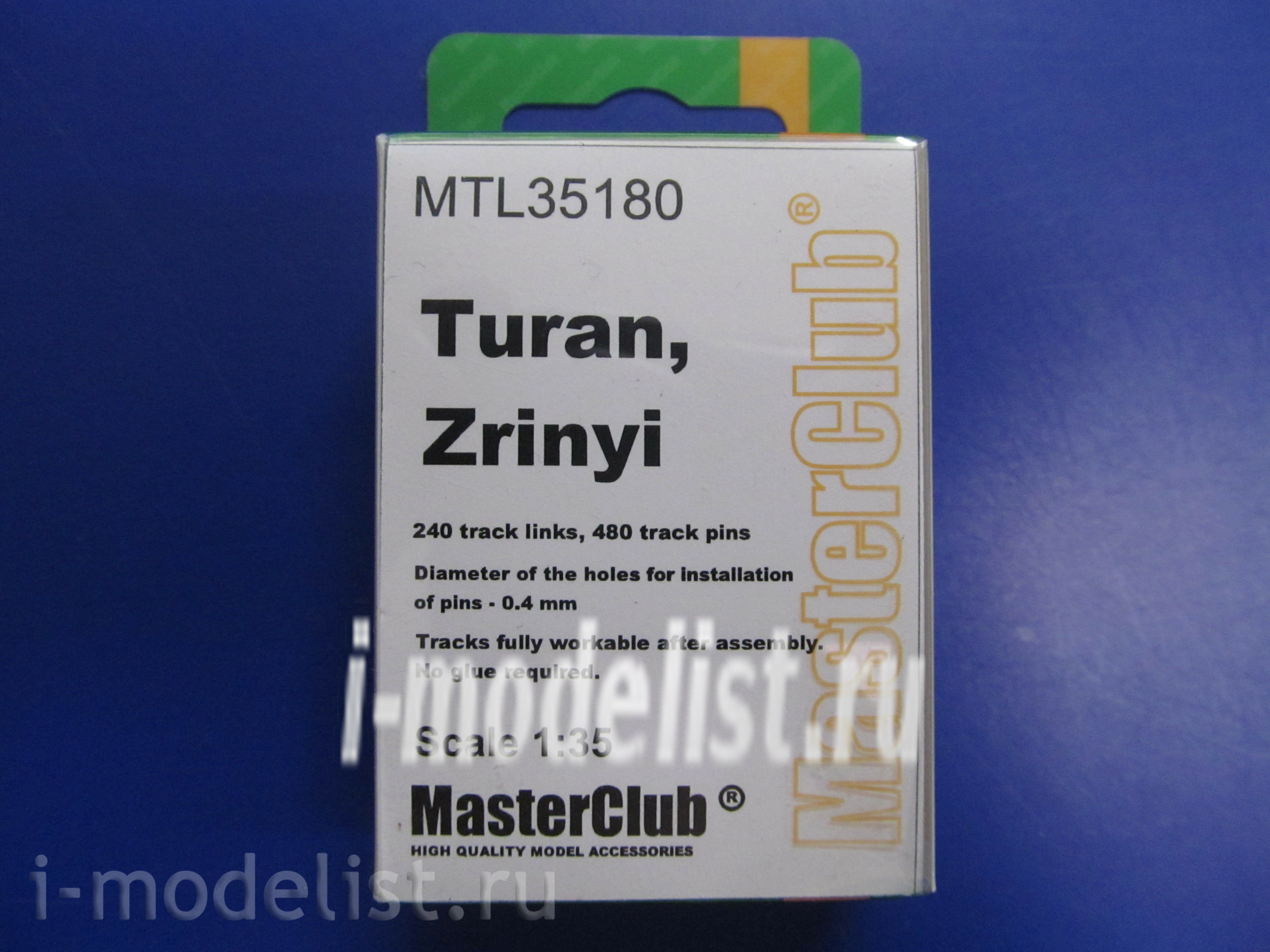 MTL-35180 MasterClub 1/35 Траки железные для Turan Zrinyi