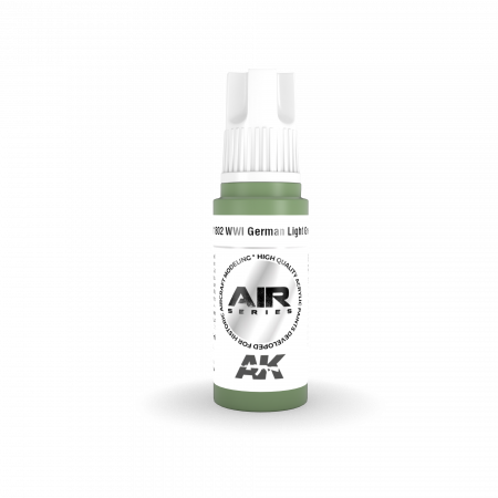 AK11802 AK Interactive Краска акриловая WWI GERMAN LIGHT GREEN / НЕМЕЦКИЙ СВЕТЛО-ЗЕЛЕНЫЙ