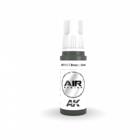 AK11857 AK Interactive Краска акриловая BRONZE GREEN / БРОНЗОВО-ЗЕЛЕНЫЙ