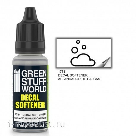 1751 Green Stuff World Жидкость для размягчения декали / Decal Softener