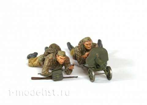 3584 Звезда 1/35 Советские пулеметчики 1943-1945