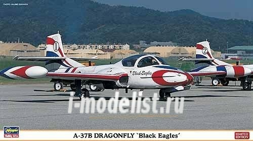 02072 Hasegawa 1/72 A-37B BLACK EAGLES (две модели в коробке)