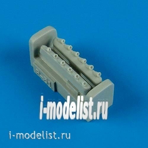 QB72 391 QuickBoost 1/72 Набор дополнений P-51D Mustang exhaust