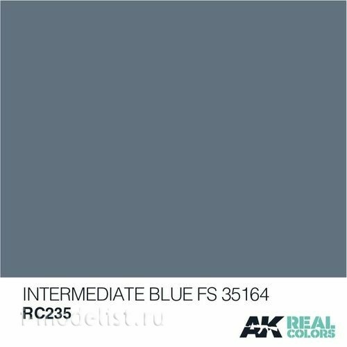 RC235 AK Interactive Краска акриловая  Intermediate Blue FS 35164 10ml / Приглушенный синий FS 35164 10 мл