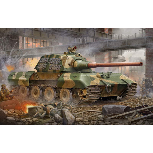 00384 Трубач 1/35 German Entwicklungsfahrzeug E-100 Super Heavy Tank