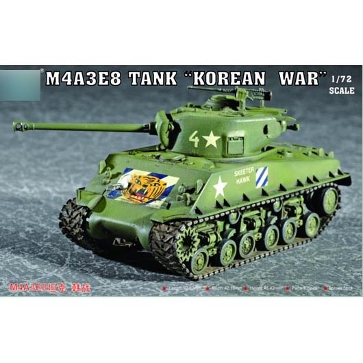 07229 Трубач 1/72 M4A3E8 TANK