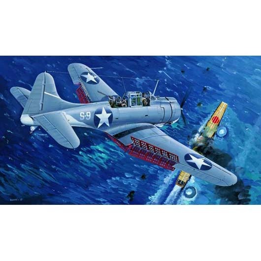 02244 Трубач 1/32 Самолет SBD-3 Dauntless Midway (clear edition)