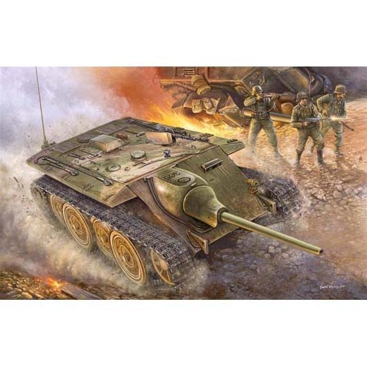 00385 Трубач 1/35 German Entwicklungsfahrzeug E 10 Hetzer