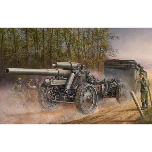 02304 Трубач 1/35 German 15cm s.FH 18 Field Howitzer