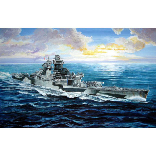05750 Трубач 1/700 French battleship Richelieu 1943