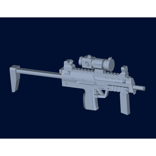 00523 Трубач 1/35 Набор немецкого огнестрельного оружия-MP7