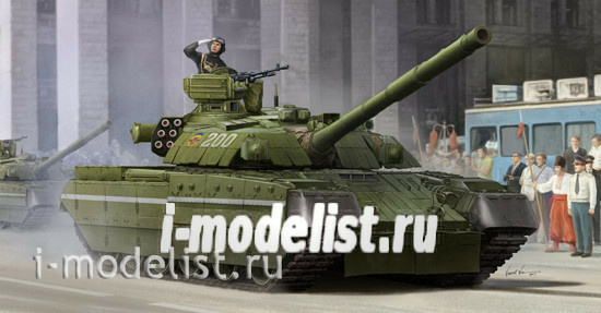 09511 Я-моделист клей жидкий плюс подарок Трубач 1/35 Ukrainian T-84 MBT