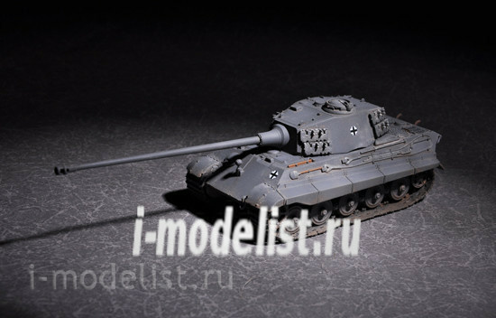 07160 Я-моделист клей жидкий плюс подарок Трубач 1/72 King Tiger (Henschel turret)w/105mm kWh
