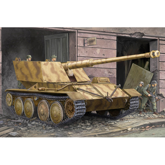 01587 Трубач 1/35 Krupp/Ardelt Waffentrager 88mm Pak-43