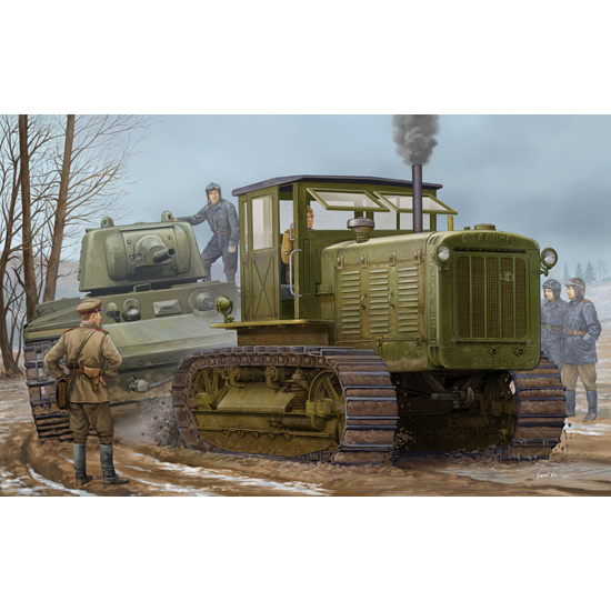 05539 Трубач 1/35 Трактор ЧТЗ С-65 с кабиной