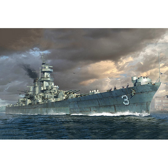 06740 Я-Моделист Клей жидкий плюс подарок Трубач 1/700 Линейный крейсер USS Hawaii CB-3