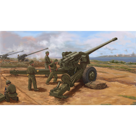 02335 Трубач 1/35 Китайское 130 мм полевое орудие Type 59