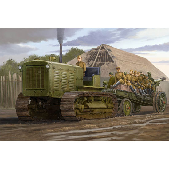 05538 Трубач 1/35 Советский трактор ЧТЗ-65 