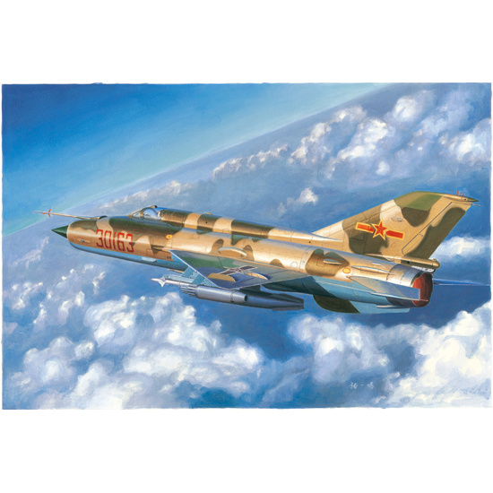 02864 Трубач 1/48 Самолёт J-7C/J-7D