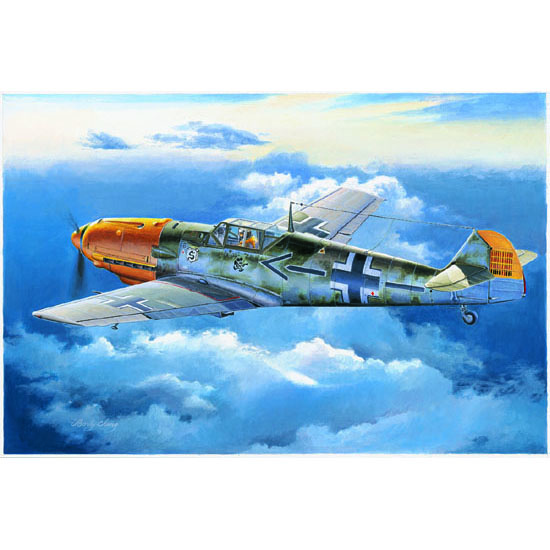 02289 Трубач 1/32 Немецкий истребитель Messerschmitt Bf 109E-4