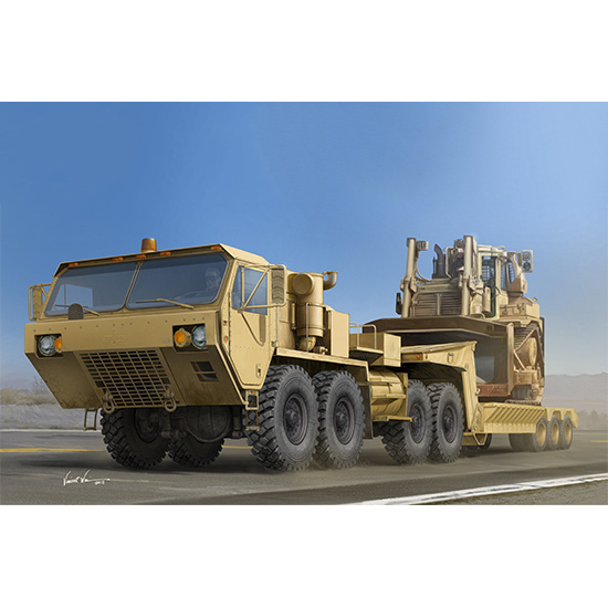 01055 Трубач 1/35 M983A2 HEMTT Трактор с Полуприцепом M870A1