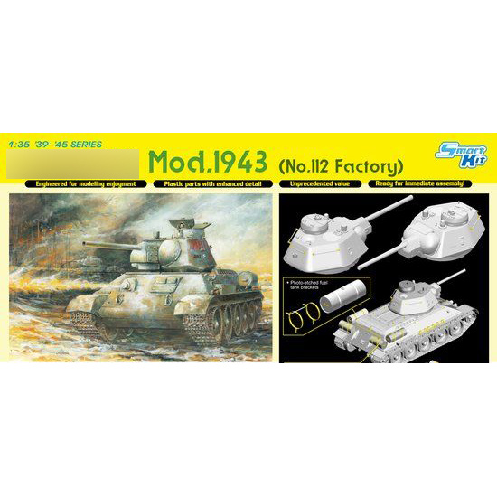 6614 Dragon 1/35 34/76 Mod.1943 (NO. 112 Factory)