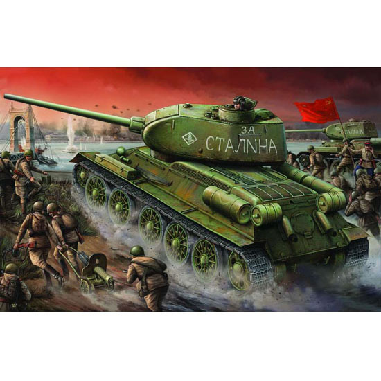 00904 Трубач 1/16 Tанк тип 34/85 Model 1944 “Factory No.174” 