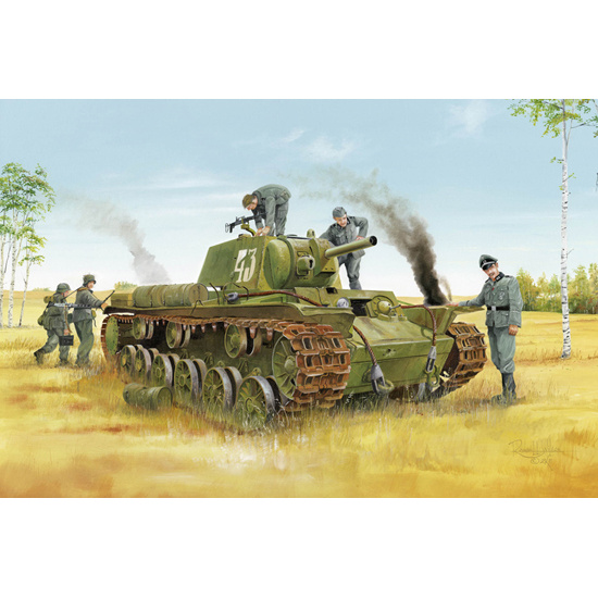 01565 Трубач 1/35 Тяжелый танк КВ-8