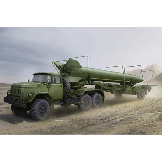 01081 Трубач 1/35 Советский 3&L-131V с прицепом 2Т3М1 с ракетой 8К14