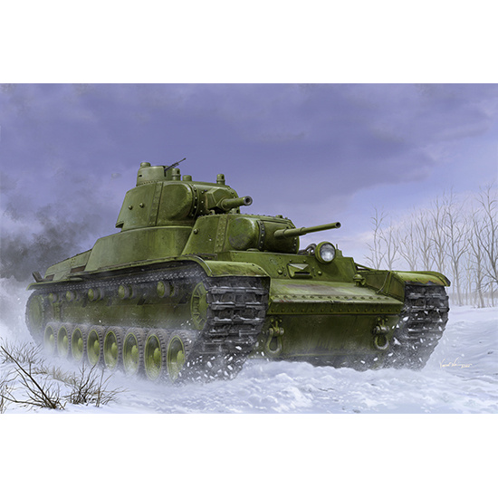 09590 Трубач 1/35 Советский тяжелый танк T-100