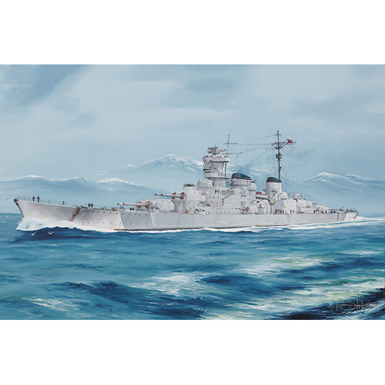 05370 Я-Моделист Клей жидкий плюс подарок Трубач 1/350 DKM O Class Battlecruiser Barbarossa