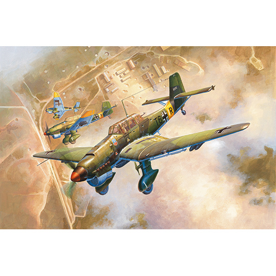 02421 Трубач 1/24 Ju-87B-2 Stuka